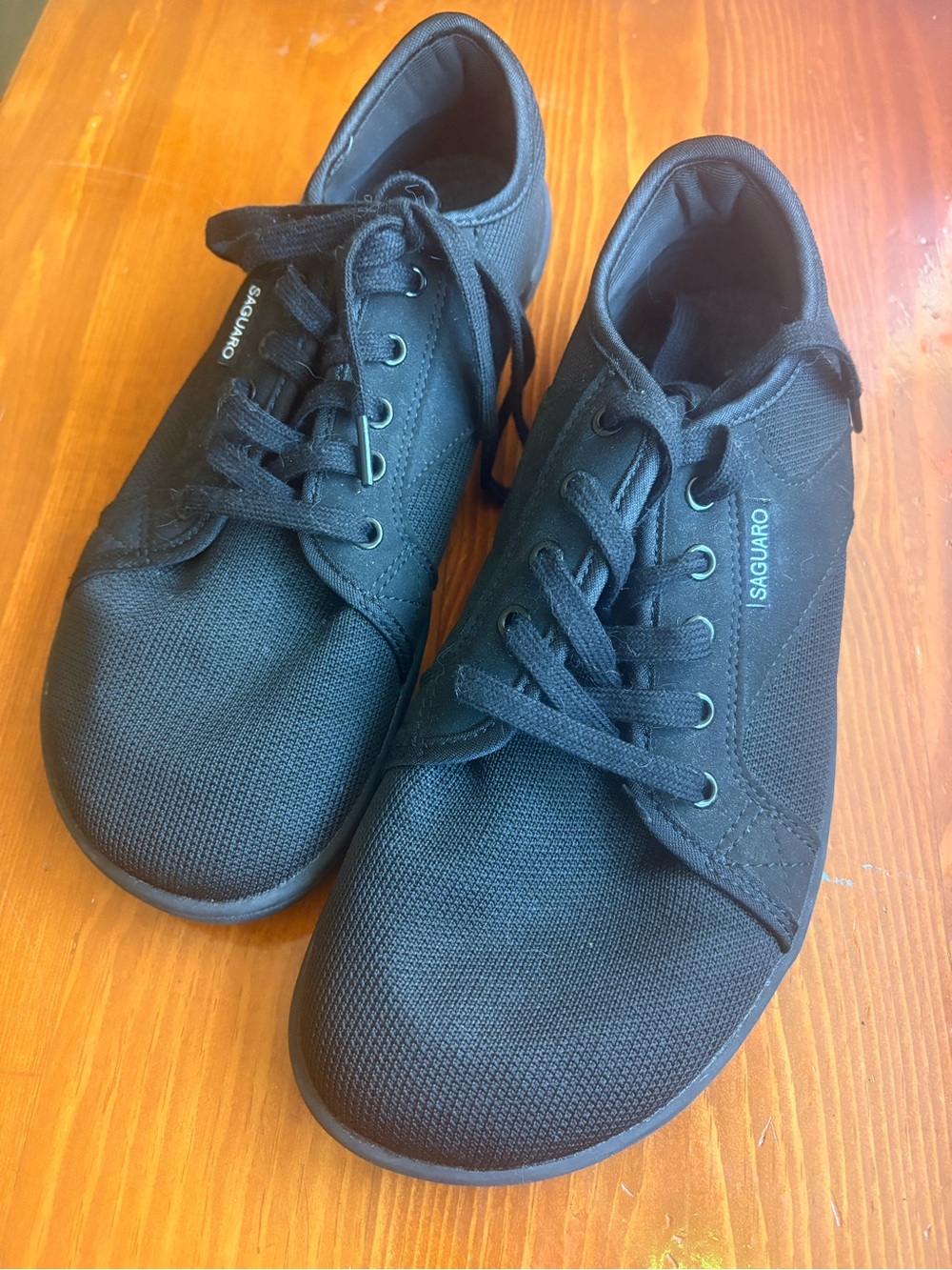 Black Saguaro Lace-Up Shoes